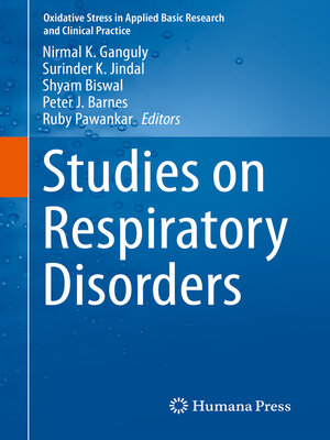 cover image of Studies on Respiratory Disorders